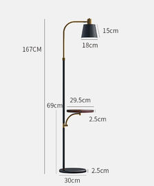 IP20 USB wireless charging floor light led floor lamp for led floor light/indoor table floor lighting for apartment supplier