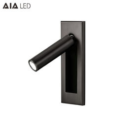 Rotating embed mounted modern LED reading wall light/bedside wall light headboard wall light supplier