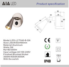 Interior headboard reading lamp led bedside wall light/led bed wall light for luxury hotel supplier