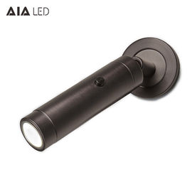 Wall mounted Matt black flexible LED reading light/indoor led bed wall light headboard wall light for hotel supplier