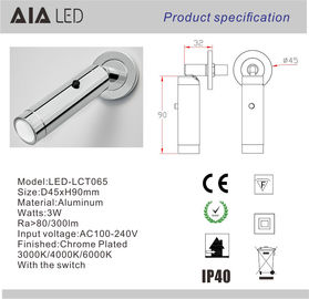 Surface mounted wall reading light flexible LED bed wall light/led bedside wall light for villa supplier