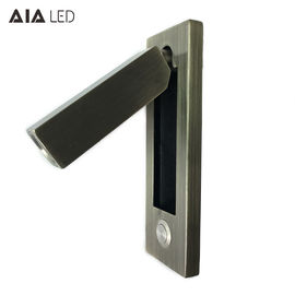 Contemporary flexible bronze led reading light recessed bedside wall light bed wall light supplier