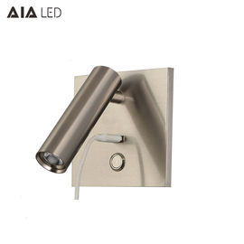 Surface mounted USB LED headboard wall light/Interior led bed wall light bedside wall light for hotel supplier