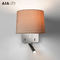 Hotel flexible reading wall lamp &amp; inside headboard wall light led bedside wall light for bedroom supplier