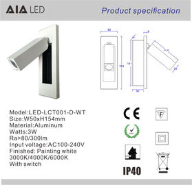 embed mounted led bed wall lamp&amp;indoor led bedside wall light &amp;led led wall reading light for top hotel supplier