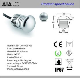 Recessed mounted IP67 waterproof outdoor 1W led underground light exterior led buried light for quinta supplier