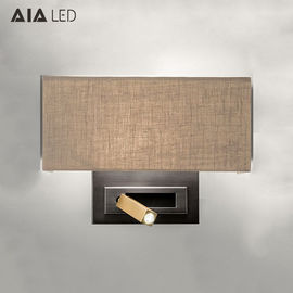 Fabric indoor flexible bed wall light &amp; inside bedside wall light headboard wall light supplier