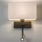 Square cloth shade bed wall light &amp; inside wall reading light headboard wall light for guest room supplier