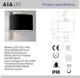 Hotel room bedside wall lamp reading light Multi-function reading tube spotlight with non-standard custom lamp supplier