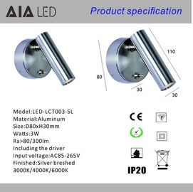 Hotel bedside wall light surface mounted LED reading wall lamp bed wall light supplier