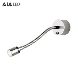 IP40 wall mounted flexible bed reading wall light 3W Indoor LED bedside wall lamp for villa decoration supplier