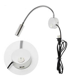 IP40 USB surface mounted flexible reading wall light 3W Interior headboard wall lighting for bedside supplier