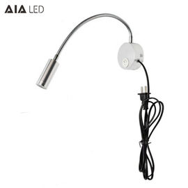 IP40 USB surface mounted flexible reading wall light 3W Interior headboard wall lighting for bedside supplier