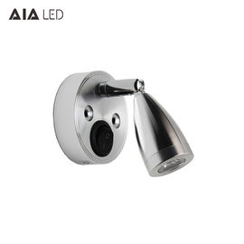 Modern bedside reading wall light/bus reading light 12V/car wall light/usb headboard light supplier