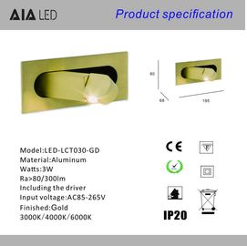 Adjustable led headboard wall lamp/hotel led bed wall light/led bedside reading wall light supplier