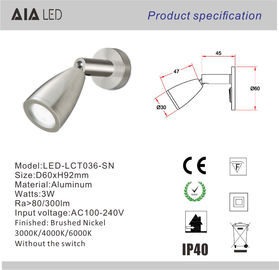 Recessed mounted led headboard wall light LED bedside wall lamp/flexible reading wall light for bedroom supplier