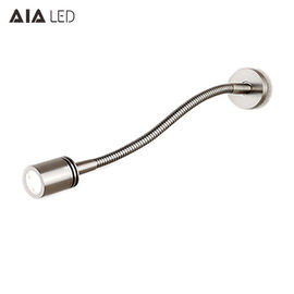 IP40 wall mounted reading light for flexible bed wall lamp 3W Inside bedside wall light for villa decoration supplier