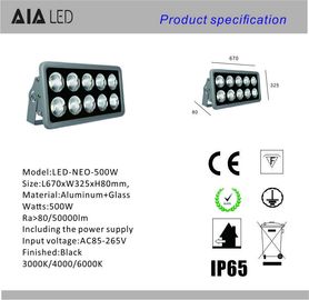 Aluminum water proofing IP66 spot light led flood lamps COB 500W LED Flood lighting for project supplier