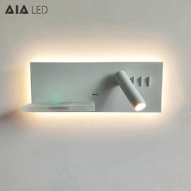 Wireless charging reading wall light usb LED bedside wall light/Interior led wall lamp for hotel supplier