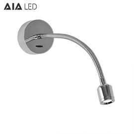 Surface mounted flexible led headboard wall lamps adjustable 3W led reading wall lamps supplier