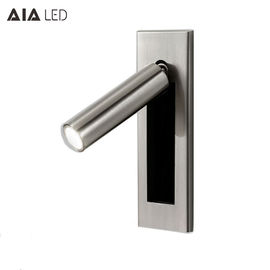 Contemporary type hotel bedside wall light IP20 headboard wall light flexible 3W bed wall lights supplier