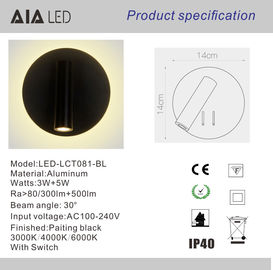 led reading lamp mount modern headboard reading wall lamp/led reading light for bedroom supplier