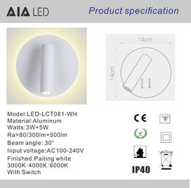 bedside reading lamp for bed headboard reading lamp modern led reading wall lamp/bed reading lamp for bedroom supplier