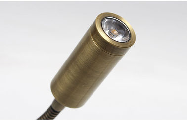 IP40 wall mounted flexible led reading wall light USB 3W Indoor bedside wall light for villa project supplier