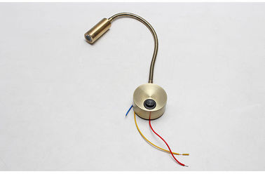 IP40 wall mounted flexible led reading wall light USB 3W Indoor bedside wall light for villa project supplier