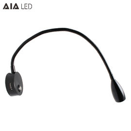 Round flexible led bed wall light headboard wall light led bedside reading light for bedroom supplier