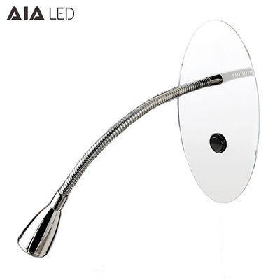 headboard wall light flexible led reading wall light 3W led bedside wall lamp for hotel projects supplier