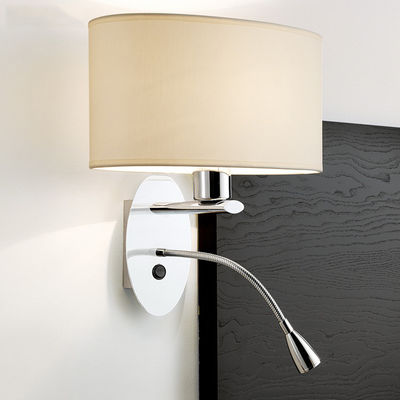 Recessed mounted flexible led reading light 3W led bedside wall light for high grade hotel supplier