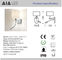 Recessed mounted led reading wall light 3W led bedside wall lamp headboard wall light for villa projects supplier