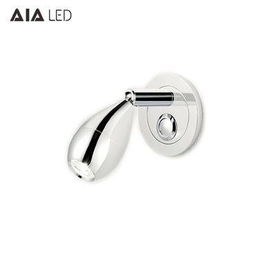 Recessed mounted switch LED reading wall lamp &amp; Interior led wall light for hotel bedroom supplier