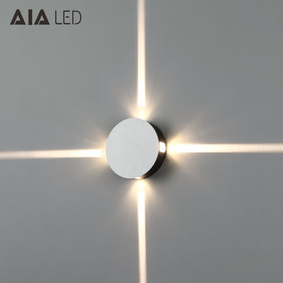 Steel 4ways round 4x1W  IP20 modern LED wall light /LED decoration wall light for pub used supplier