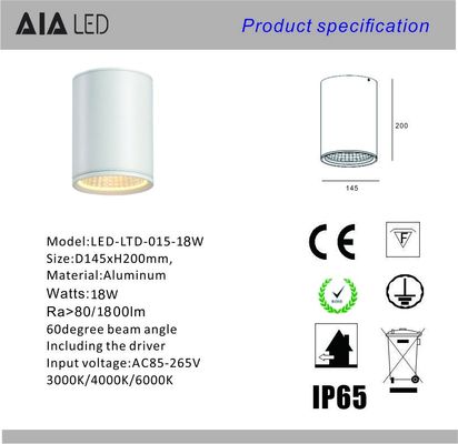 20W led downlight surface mounted&amp;ip65 downlight&amp;led outdoor downlight for outside used supplier