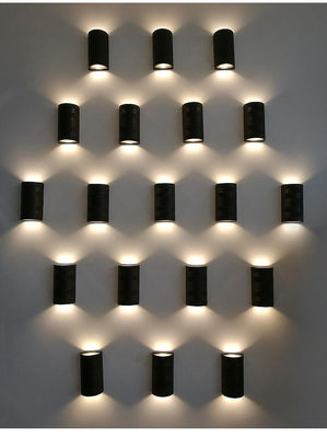 Waterproof up down black led outdoor wall lights &amp; exterior wall light outside wall lamp supplier