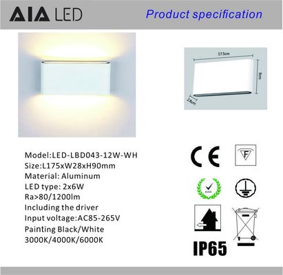 Waterproof thin modern led outdoor wall lights &amp; outside wall lights for apartment supplier