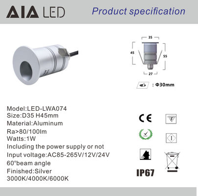 IP67 Waterproof LED underground lights COB inground light/led buried lamp for steps supplier