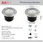 12W exterior waterproof IP67 round cob led underground lights &amp; COB Buried lamp LED for square up light supplier