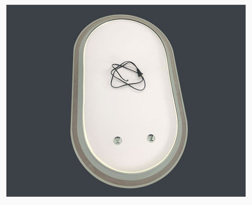 Factory direct bathroom mirror light oval waterproof and haze-proof light luxury hotel toilet glass mirror lamp supplier