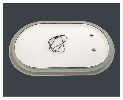 Factory direct bathroom mirror light oval waterproof and haze-proof light luxury hotel toilet glass mirror lamp supplier