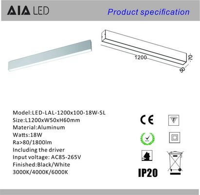 18W hot sale economic price office light interior LED ceiling lamp office light for meeting used supplier