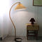 ins pleated retro wood floor lamp decoration vintage floor lamps living room bedroom bedside wooden floor light supplier