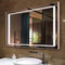 Bathroom mirror light square smart mirror light hotel led anti-fog waterproof smart with date  temperature supplier