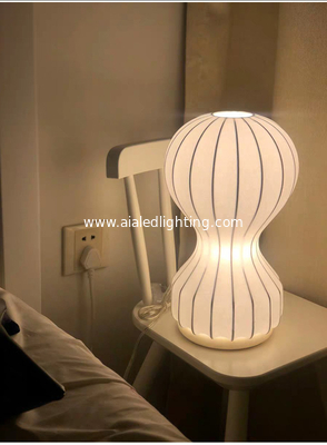 IP20 E27 holder silk table light led table lamp natural silk table light for hotel supplier