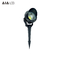 IP65 waterproof round black D140xH315mm outdoor 3W LED lawn spike lights for hotel supplier