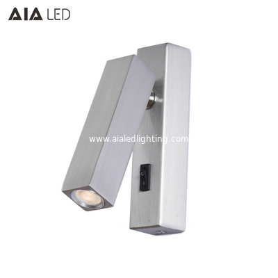 hotel modern led bedside wall light/bed led wall lamp/bedside wall reading light supplier