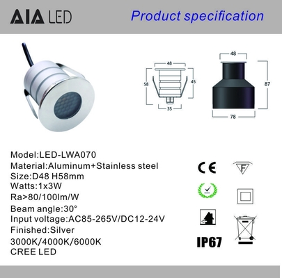 IP67 Waterproof Anti-Glare led underground lamp &amp;LED underground light&amp; exterior led buried light supplier