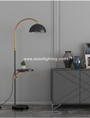 USB coffee table floor lamp Nordic modern sofa side bedroom bedside floor lighting standing lamp wireless charging supplier